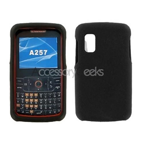 Samsung Magnet A257 Silicone Case, Rubber Skin - Black