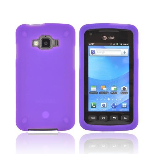 Samsung Rugby Smart i847 Silicone Case - Purple