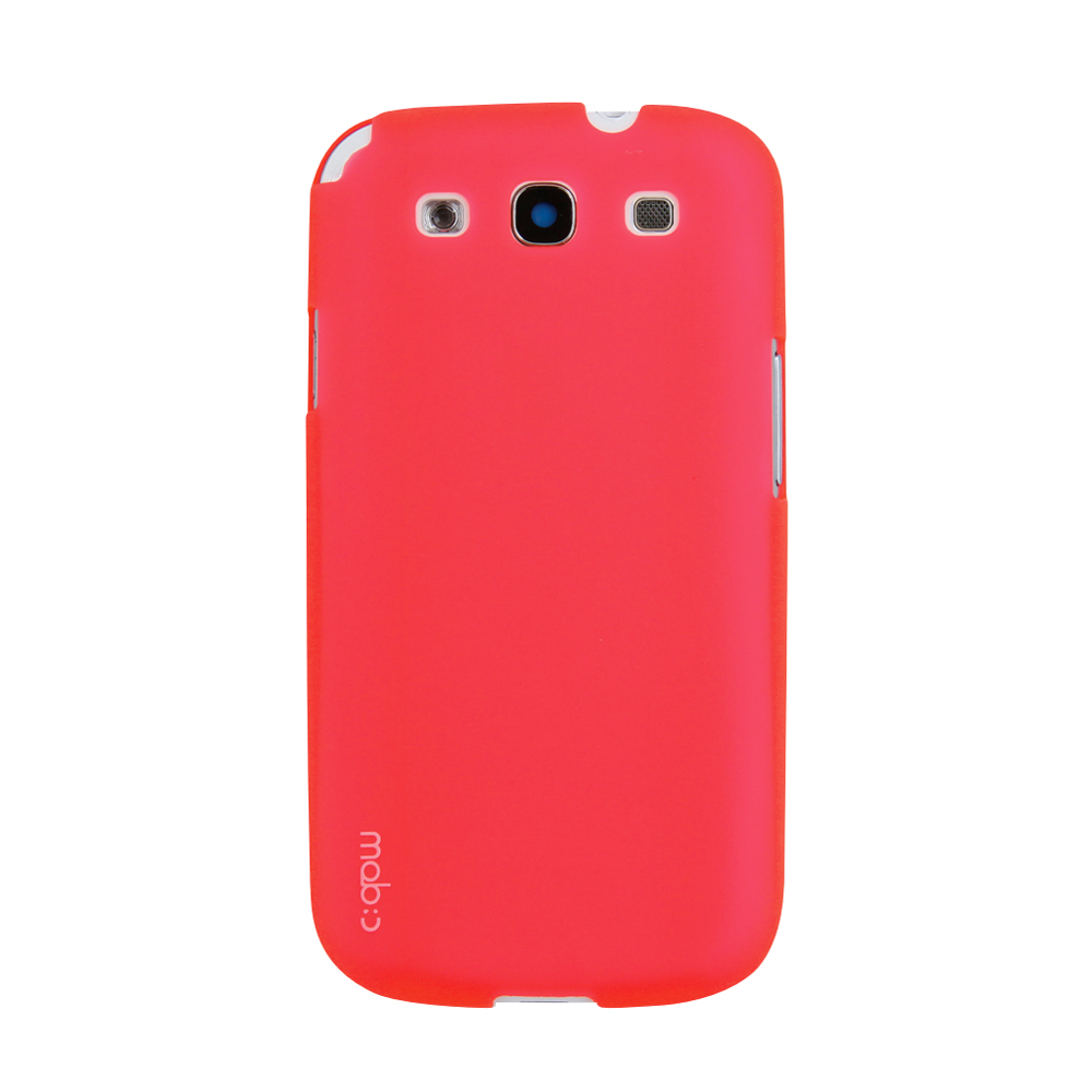 MobC Red Samsung Galaxy S3 Hard Case Cover; Perfect fit as Best Coolest Design Plastic Case