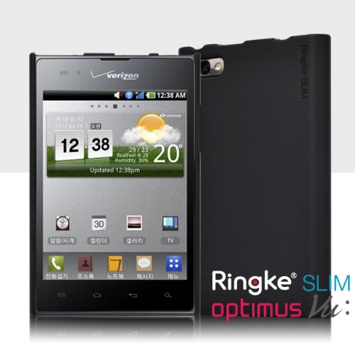 Ringke Black SLIM Series Dual Coating Perfect Grip Hard Case for LG Intuition