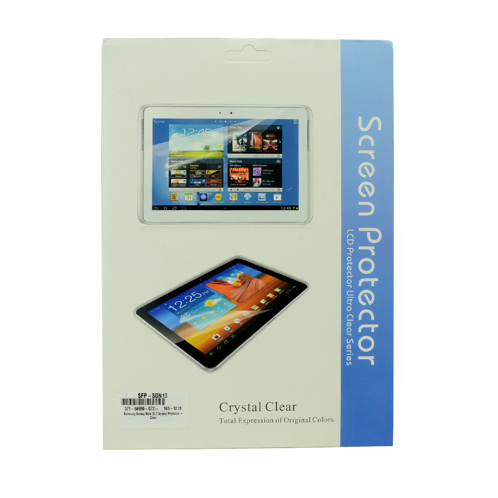 Samsung Galaxy Note 10.1 Screen Protector - Clear