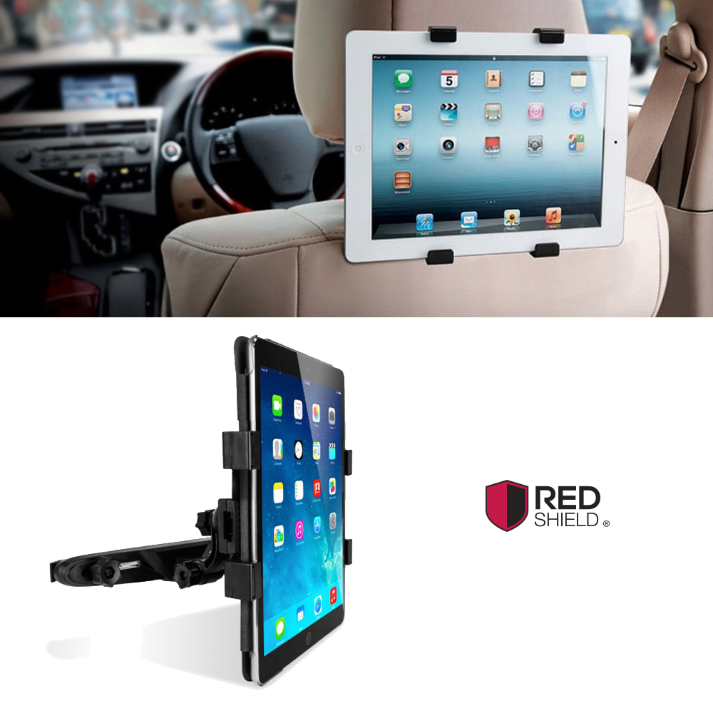 Redshield Headrest Car Mount Holder For Tablets, Tablet Car Seat Headrest