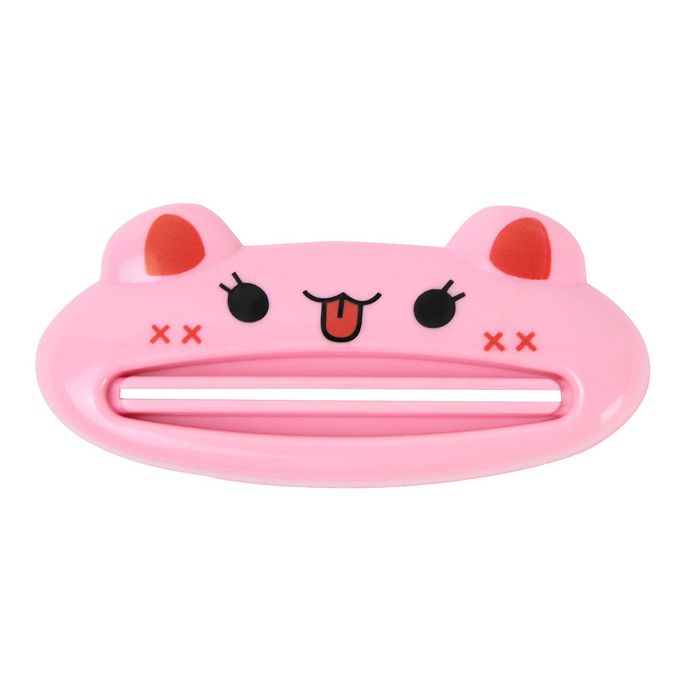 Geeky Pink Bear Toothpaste Dispenser Squeezer - Make Your Toothpaste Last!