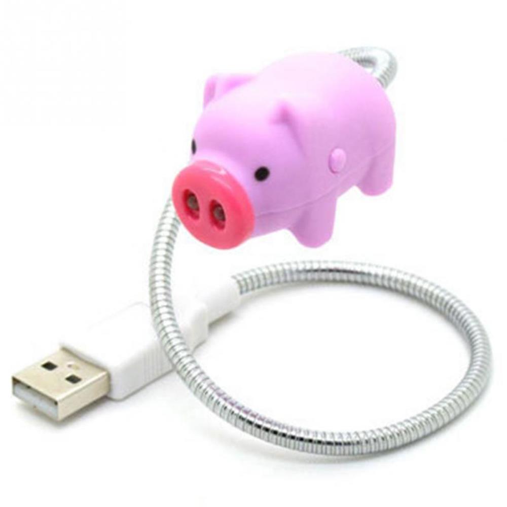 Cute LED USB Light, Adorable Pig USB Mini LED Light - Perfect for Laptops & Computers!